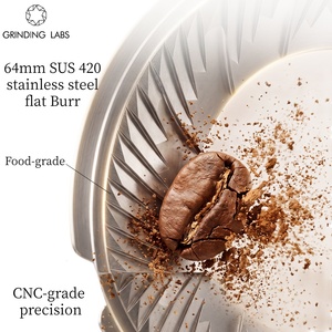 เครื่องบดเมล็ด<span class=keywords><strong>กาแฟ</strong></span>ไฟฟ้า GP64 มอเตอร์ 150 วัตต์ ปรับความละเอียดได้ 100 ระดับ ปรับละเอียดได้ถึง 0.006 มม. ใบมีดแบบแบน SUS420 เกรดอา<span class=keywords><strong>ห</strong></span>าร - Product Image 4