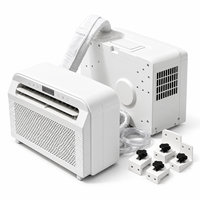 Climatiseur Portable Split Électrique Airwens 5000 BTU, Réfrigérant R290, Unité Extérieure Murale pour Balcon, Économe en Énergie