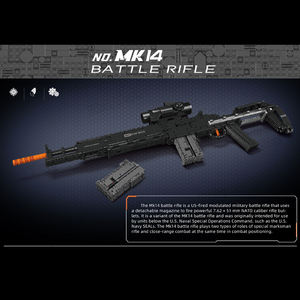 Mould King 14026S Technical <span class=keywords><strong>MK14</strong></span> Battle Rifle Gun Model Ladrillos Juguetes para niños Regalos Juegos de bloques de construcción - Product Image 3