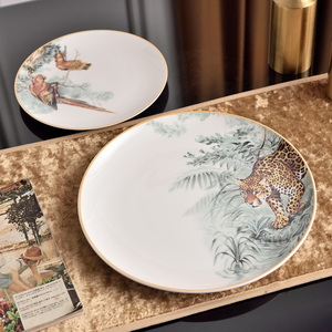Service de Table de Luxe en Porcelaine Fine Motif Papillon – Kit de Tasses Écologiques en Porcelaine à Motif Animal Classique pour Usage Domestique - Product Image 5