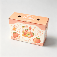 Cajas de Embalaje de Cartón Corrugado Personalizadas con Logotipo, Cajas de Papel Biodegradable para Bebidas, Venta Caliente