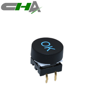 Interrupteur tactile éclairé CHA série C3012 12*12mm, bouton-poussoir SMD à montage traversant
