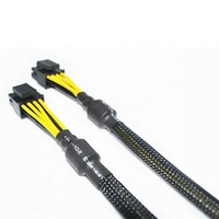 Protector de Cables Eléctricos de PET Duradero, Funda Trenzada con Resistencia al Fuego VW-1, Color Negro, de -50 °C a +150 °C, para la Gestión de Cables
