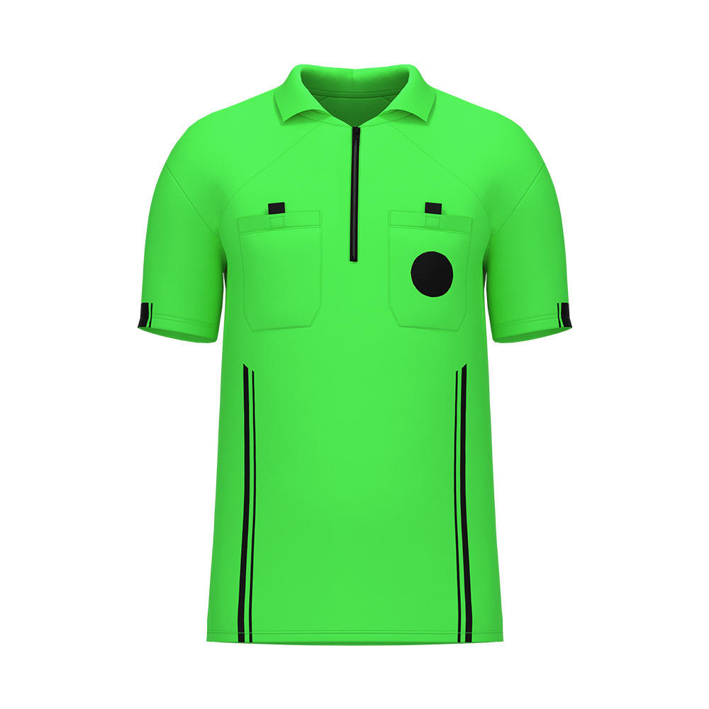 Arbitro uniforme manica corta verde