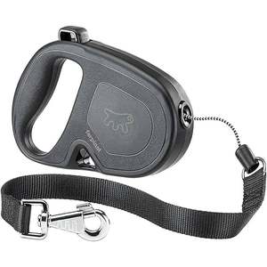 Guinzaglio di Lusso FLIPPY ONE per Cani, 4,5 m, Nero, in PU Solido e Nylon Resistente, Imbottito e Morbido per Cani fino a 12 kg, Campione Gratuito - Product Image 3