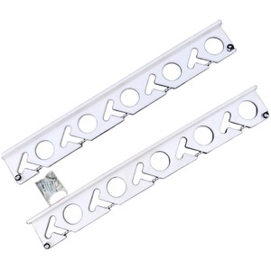 Yousya nouveau Design ABS <span class=keywords><strong>canne</strong></span> à pêche support de stockage monté pôle support 10 tiges organisateur tige reste gardien Garage mur plafond - Product Image 1