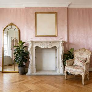 เตาผิงแบบตั้งพื้น ดีไซน์ฝรั่งเศส แกะสลักด้วยหินธรรมชาติ  ปรับแต่งขนาดได้ - Product Image 4