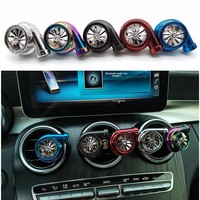 Diffuseur de parfum désodorisant pour voiture en alliage de zinc, style turbocompresseur, bâtonnet parfumé, clip de ventilation, décoration pour voiture