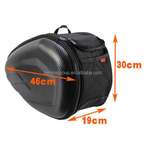 Alforjas impermeables para motocicleta, bolsos de viaje para casco, Maleta de PU/<span class=keywords><strong>Oxford</strong></span>, bolsa dura para SILLÍN, 36/58L - Product Image 2