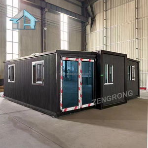 Maison conteneur en acier personnalisée de 20 pieds, cabane préfabriquée compacte, 1, 2 ou 3 chambres, villa modulaire extensible, bureau préfabriqué - Product Image 5