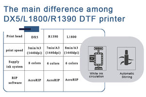 ราคาขายส่ง เครื่องพิมพ์เสื้อยืดแบบ DTF ขนาด A3 รุ่นใหม่ สำหรับธุรกิจขนาดเล็ก ใช้งานบนโต๊ะทำงาน พร้อมเตาอบแบบม้วนต่อม้วน สำหรับใช้ในบ้าน - Product Image 4