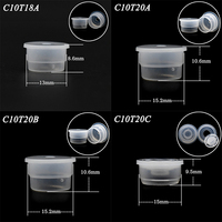 Réducteurs d'orifice en plastique de différents styles 18 mm 20 mm 24 mm 28 mm, bouchon intérieur pour flacon de parfum cosmétique