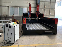 Machine de fraisage CNC verticale à 3 axes de haute qualité avec deux têtes, moteur servo hybride, NC Studio Syntec
