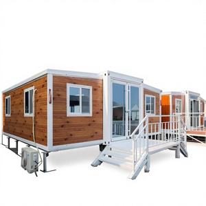 Panel sándwich plegable personalizado de acero ligero listo para usar de alta calidad, contenedor de envío expandible prefabricado, Villa - Product Image 1