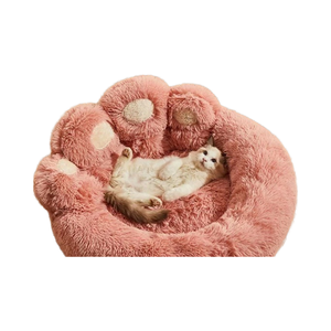 Cama para Mascotas de Tela Sólida Cálida para Invierno, Nueva Cama Creativa y Ecológica para Perros con Diseño de Pata de Oso - Product Image 6