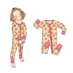 Tutina per Neonati Little Glow Kid Ultra-Morbida e Traspirante in Bambù di Alta Qualità con Maniche Raglan Lunghe e Cerniera YKK Abbinata - Product Image 6