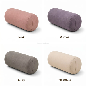 Cuscino <span class=keywords><strong>Yoga</strong></span> in Cotone Organico e Lino all'Ingrosso, con Schiuma ad Alta Resilienza e Imbottitura in Farro Biologico, Portatile con Rivestimento Lavabile per Studio <span class=keywords><strong>Yoga</strong></span> - Product Image 4