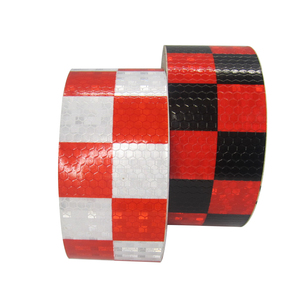 高速道路の安全性のための強力な5CMスクエアプリント反射テープ防水ステッカー - Product Image 1