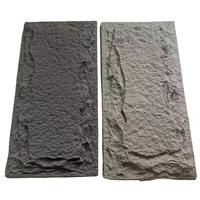 Pelapis Dinding Batu Palsu Pu Faux, Veneer Batu Buatan, Tangga Batu Alami Buatan