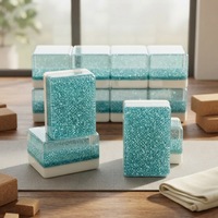 Jeu de Mahjong en Acrylique Scintillant Effet Pailleté, Tuiles Teal Superposées Modernes, Portable pour Jeu en Famille, Fête, Cadeau, Vente en Gros, Logo Personnalisé