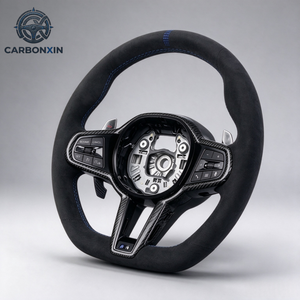 Volant de voiture en cuir OEM pour BMW CS F36 F07 F20 F40 F06 F39 F11 F21 F33 F02 F90 F13 G05 F87 F15 G31 F25 F86 F85 F10 X5 M3 - Product Image 2