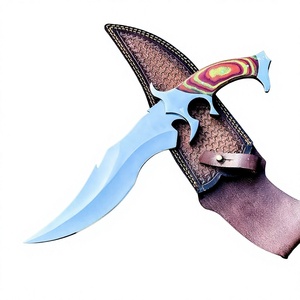 Nuevo Cuchillo Bowie de Caza de Acero al Carbono Personalizado de Calidad Premium para Camping al Aire Libre, Hoja Recta con Punta Caída, Mango de Madera, OEM, Muy Afilado - Product Image 1