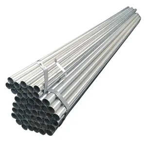 직경 60mm Gi 파이프 5.8m 6m 길이 아연 도금 탄소강 블랙 튜브 tubos galvanizados
