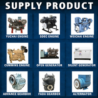 Groupe électrogène diesel industriel Yuchai 280 kW 350 kVA 50 Hz 400 V de haute qualité, type silencieux pour utilisation terrestre, démarrage électrique 24 V CC, AVR