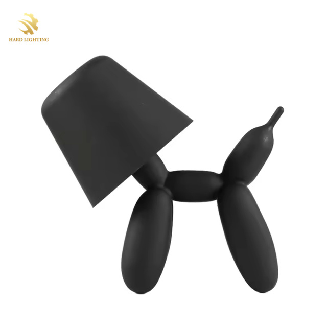 Exquisite Home Robot Table Lamp with Multi - Colored Puppy 3D Stereoscopic Shape for Bedroom Living Room Bedside Bar
