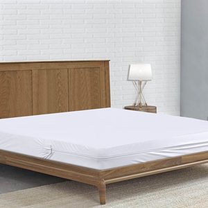 Fully Enclosed Waterproof Mattress Protector <strong>Fitted</strong> <strong>Sheet</strong> | <strong>Deep</strong> Pocket Breathable Hypoallergenic <strong>Bed</strong> Cover Dust Mite Proof - Product Image 1