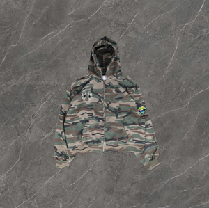 Sweat à capuche oversize décontracté pour l'hiver, 100% coton molletonné, fermeture éclair, veste personnalisée, manches longues, survêtement de qualité, impression technique - Product Image 3