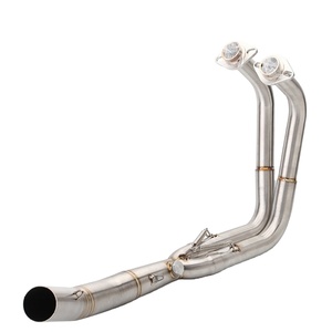 Para <span class=keywords><strong>Kawasaki</strong></span> Z400 NINJA <span class=keywords><strong>400</strong></span>, Sistema de Escape Slip-on, Tubo Delantero de 51MM, Tubo de Conexió<span class=keywords><strong>n</strong></span>, Conecta al Sistema de Escape Completo Original de la Motocicleta - Product Image 1
