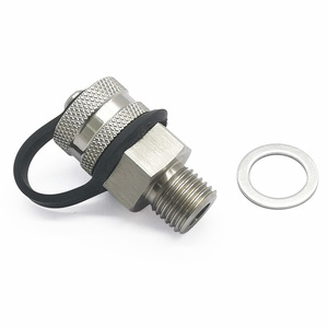 วาล์วระบายน้ำมันแบบ Quick Twist M14*1.5 สแตนเลส ชุดเปลี่ยนถ่ายน้ำมันแบบไม่เลอะเทอะ พร้อมท่อระบายน้ำ ไม่ต้องใช้เครื่องมือ - Product Image 2