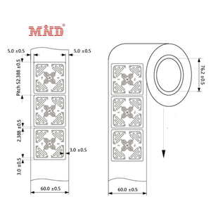 Etiqueta RFID UHF Imprimible a Prueba de Agua H47, Etiqueta RFID UHF Pasiva - Product Image 3