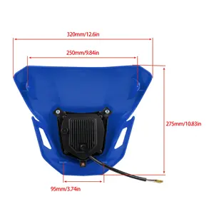 Pour <span class=keywords><strong>KTM</strong></span> <span class=keywords><strong>Moto</strong></span> Pit Bike LED Salut/Lo Faisceau Phare DRL Avant Motocross Phare Plaque 125 150 200 250 300 350 <span class=keywords><strong>450</strong></span> 500 <span class=keywords><strong>Enduro</strong></span> - Product Image 3