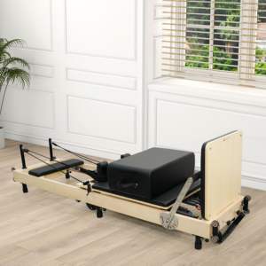 Cama de Pilates Plegable de Madera de Arce, Ecológica, Ajustable, Segura y Duradera, Muy Popular - Product Image 1
