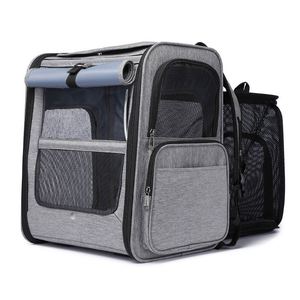 BSCI Factory Factory Custom Multifunction Portable <b>Dog</b> Cat <b>Carrier</b> Bag,Breathable Cat <b>Backpack</b> <b>Carrier</b> Back Pack - Product Image 4