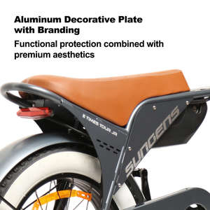 Motocicletas de Turismo TXED, Cuadro de Acero Hiten, Batería de Litio de 48V/14.5AH, Motocicleta Eléctrica de una Sola Velocidad, Estilo Bicicleta - Product Image 6