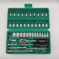 Professionnel 46 pièces A-type douille tournevis clé à cliquet combinaison ensemble d'outils de réparation de moto
