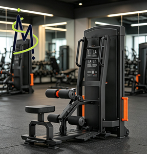 Appareil de musculation professionnel SM BB Series pour les fessiers et les membres inférieurs, machine à fessiers assis avec sélection de poids - Product Image 1