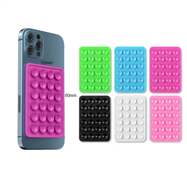 Anti Slip 24 Cup Silicone Suction Cup Silicone Suction Mat Mobile Phone Holder Silicone Sucker