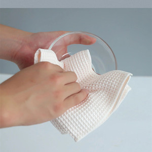 Toalla de cocina de algodón 100% orgánico, rejilla absorbente de agua de lujo, gran oferta - Product Image 4