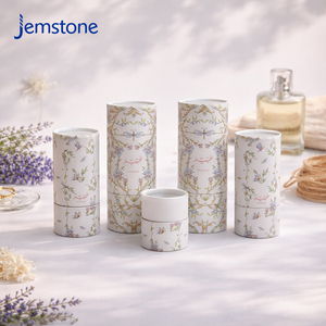 Cajas Redondas de Cartón de Alta Gama para Cosméticos, Tubos de Papel para Envasado de Perfumes, Aceites Esenciales y Difusores de Aroma - Product Image 4