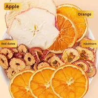 Thé aux fruits combinés de santé à base de pomme, d'aubépine, d'orange et de datte rouge, emballage individuel, source d'usine