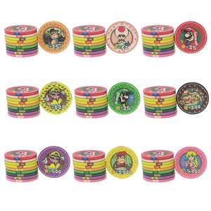 חדר פוקר קזינו סופר מריו נושא כסף להגדיר כסף דלוקס צ 'יפס משחק מטבעות הימורים - Product Image 5