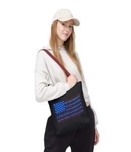 Wholesale Outdoor Travel <b>Canvas</b> Tote <b>Handbag</b> Custom Logo Multi Pocket Soft Cotton Messenger Shoulder Carry Bag - Product Image 1