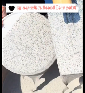<span class=keywords><strong>Peinture</strong></span> de sol en sable coloré auto-nivelante époxy CNMI, facile à appliquer, <span class=keywords><strong>peinture</strong></span> de sol époxy sable coloré à effet marbre - Product Image 2