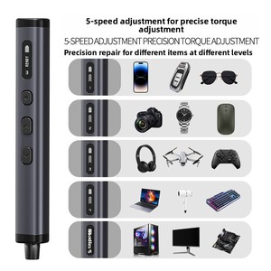 Nouvelle perceuse compacte carrée transfrontalière 200 tr/min 0,4 Nm de couple pour téléphone/ordinateur avec 78 embouts O - Product Image 2