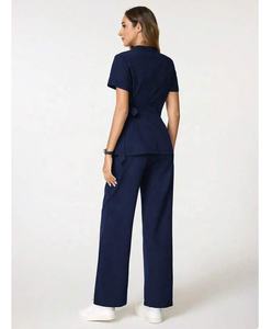 Seragam Salon Kecantikan Profesional dengan Logo Kustom, Seragam Rumah Tangga, Atasan Tunik Fashion, Pakaian Seragam Salon Kecantikan - Product Image 4