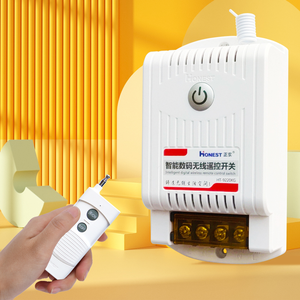 Interruptor de controles remotos inalámbricos AC220V 433MHz para persianas eléctricas puertas de garaje código de aprendizaje control remoto Tubular Recei - Product Image 2